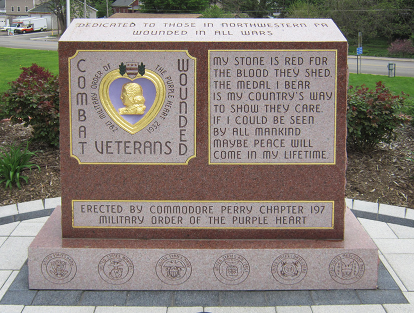 Purple Heart monument 2